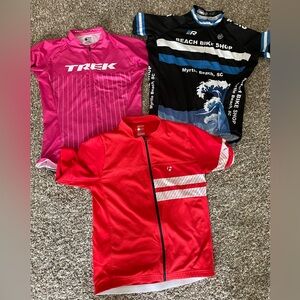 3 EUC women’s cycling jerseys size large